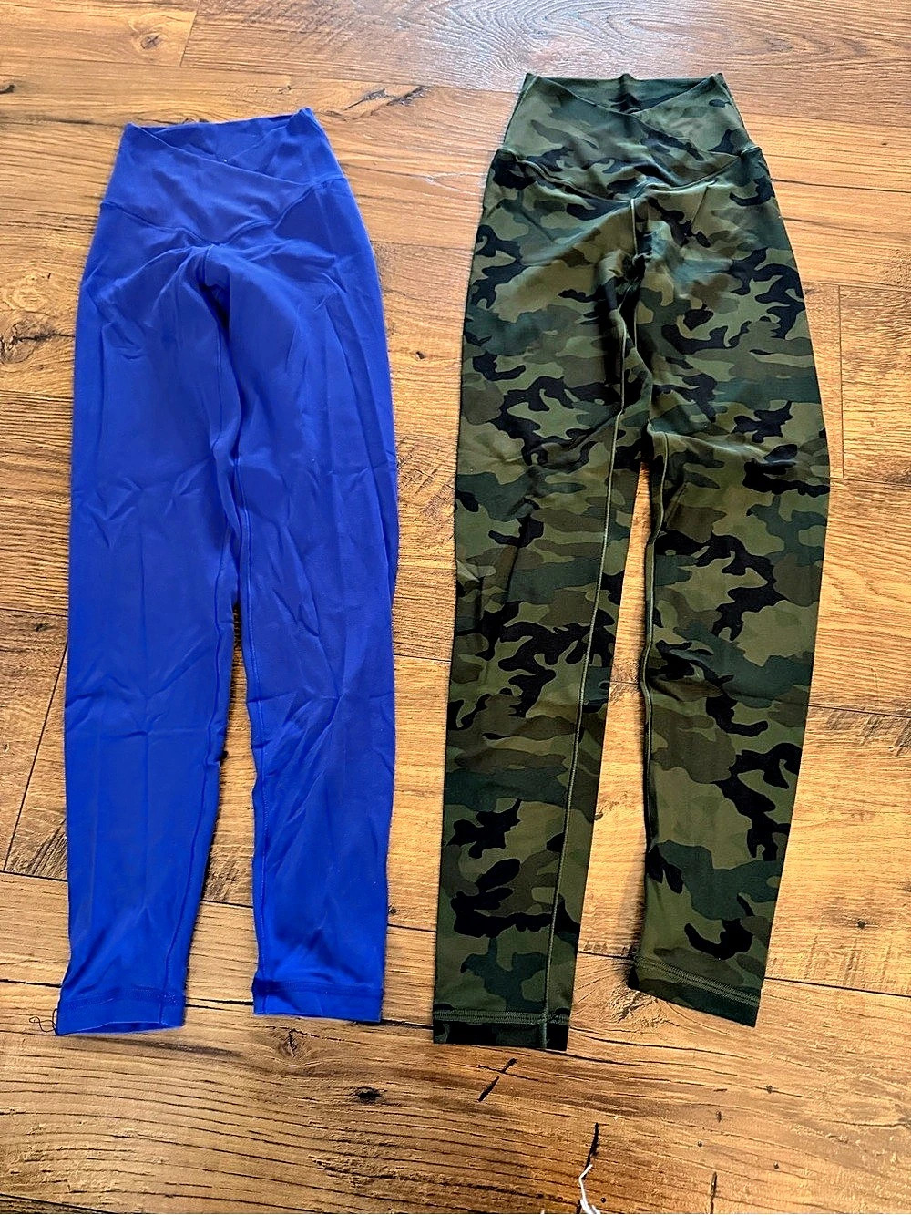Offline by Aerie Real Me X-Over 7/8 Legging Leggings Blue & Camo XXS/XS